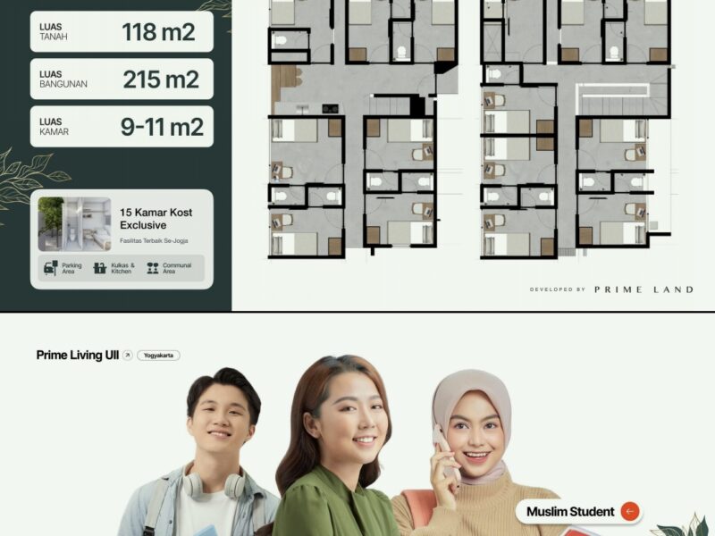 Pre Sale Kost Siap Bangun Lokasi Premium Dekat Kampus Uii Sleman Jogja