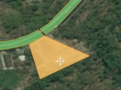 Tanah pekarangan Lokasi Segi Emas Pariwisata Yogya Di Jl Raya Wonosari Area Bukit Bintang Yogyakarta