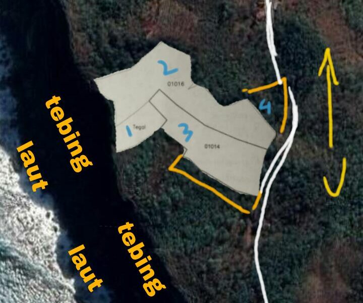 Di Jual Tanah untuk Resort view Pantai Parangtritis Yogyakarta