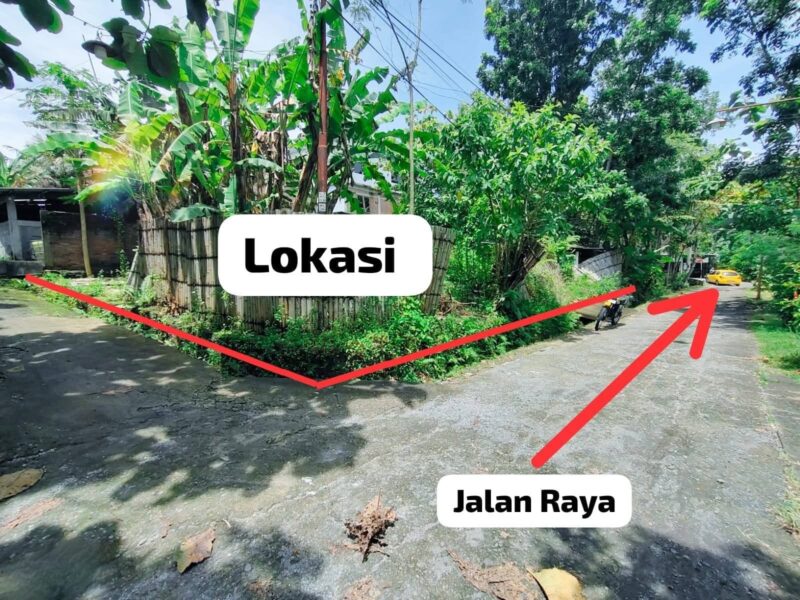 Di Jual Murah Tanah Dekat Jl Raya Bibis Bangunjiwo Bantul Jogjakarta